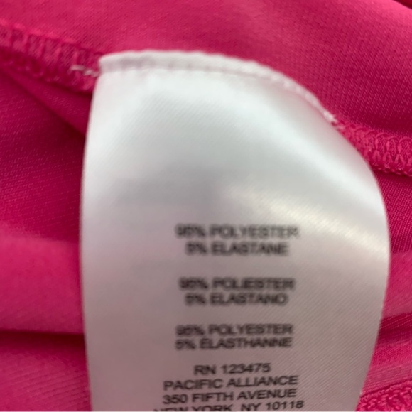 Ellen Tracy Pink Knit Top Woman 2X  Pull Over Cut Out Grommet Detail Casual - Picture 6 of 9